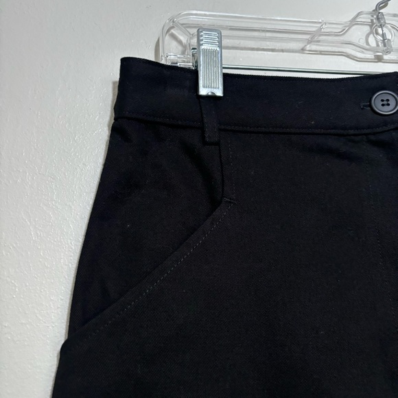 Who What Wear Collection Mack Flared Midi Skirt in Licorice Size Large NEW Slit - Picture 5 of 12